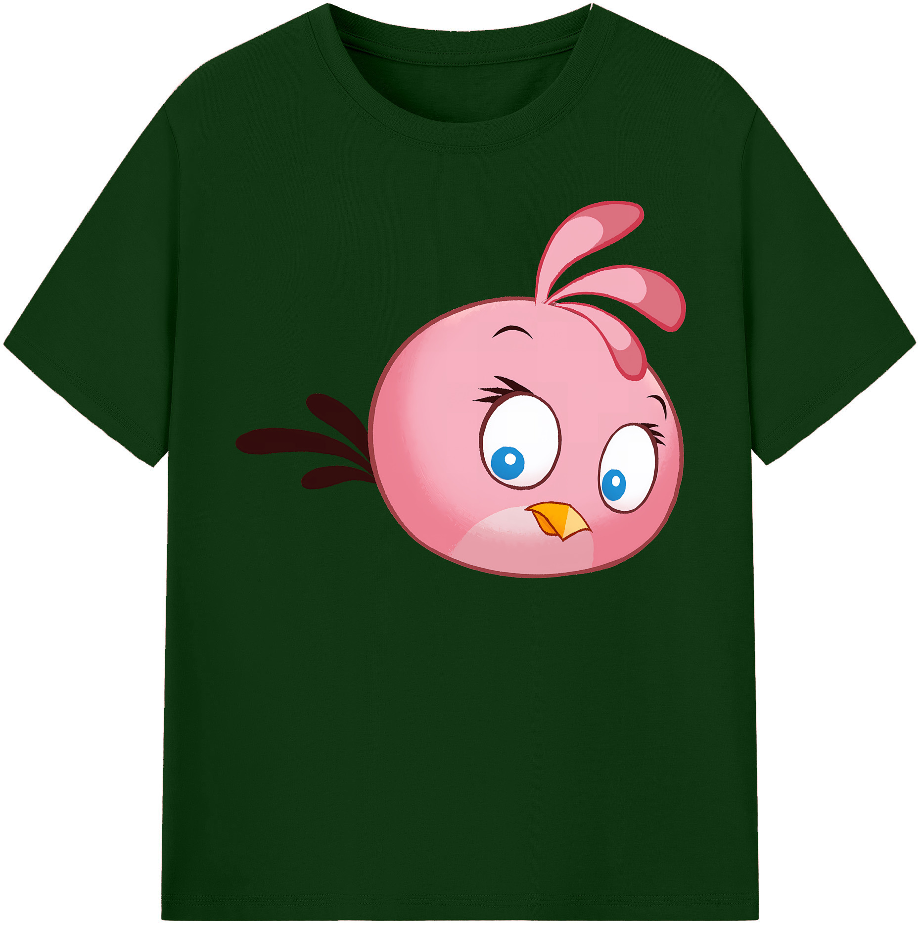 （画像用） Angry Birds アングリーバード 綿100％半袖Tシャツ（フロントプリント）